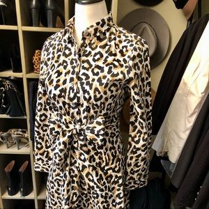NWT J. Crew Animal Print Dress